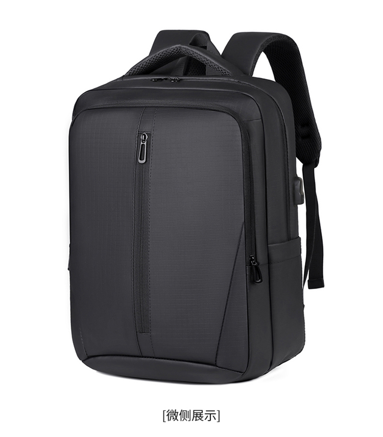 Waterproof Business Laptop Backpack With USB Charging Port, Custom Logo Travel Computer Backpack Wholesale